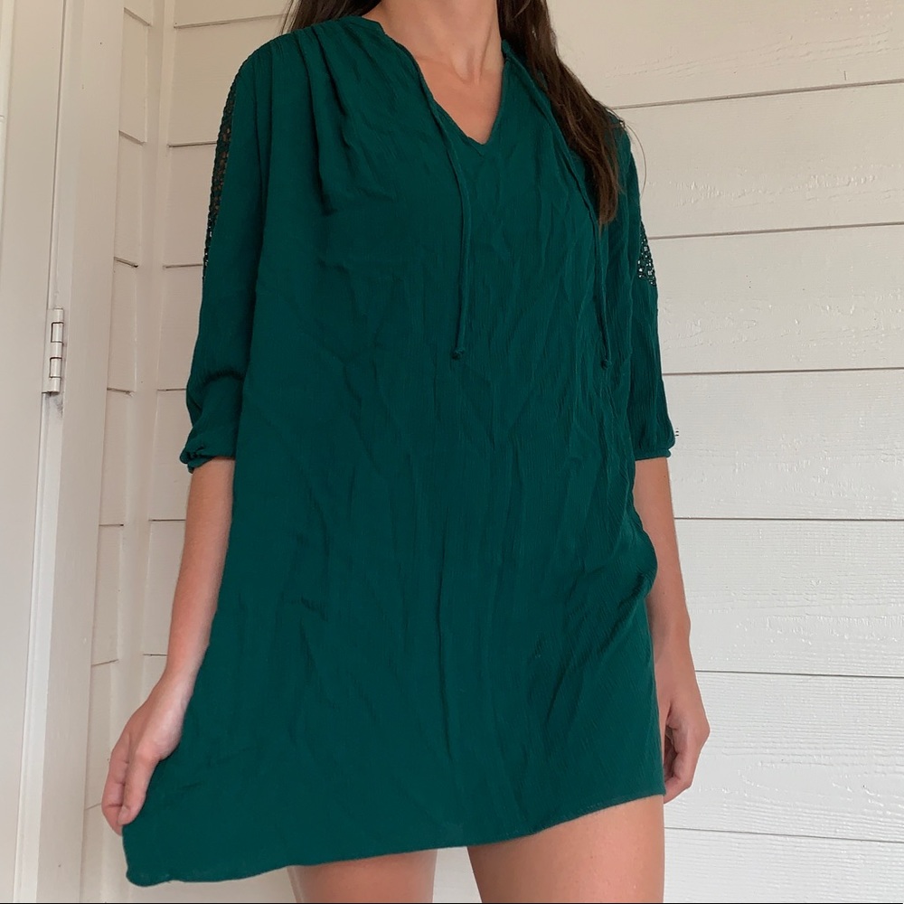 Dark Green Zara Dress